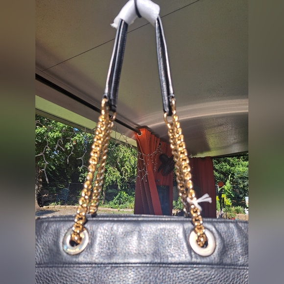 COACH BROOKE CHAIN Black Shoulder Bag Excellent  Condition - Picture 9 of 14